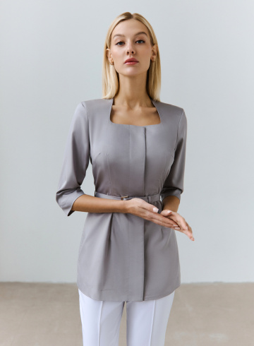 052 серый жакет